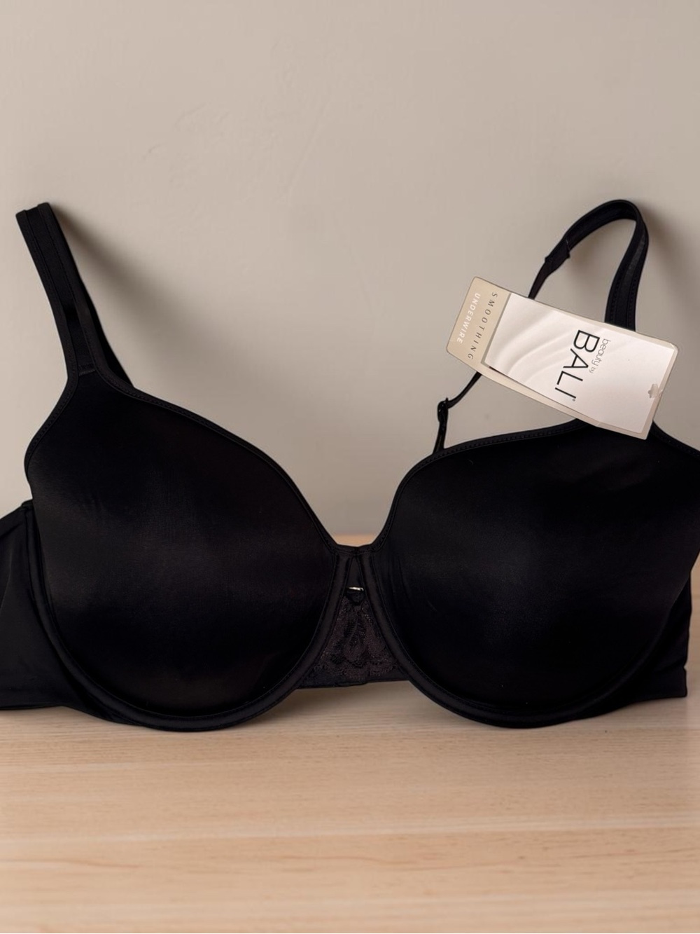 Bali Black Smooth T-Shirt Bra - Bali